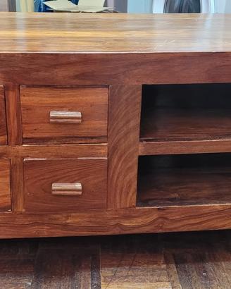 Mobile porta tv legno massiccio