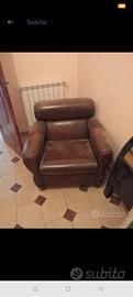 Poltrone in pelle 