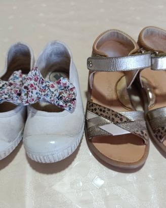 scarpe bambina numero 23