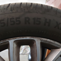 Gomme estive con cerchi in lega Fiat 500