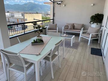 Allestimento completo terrazzo