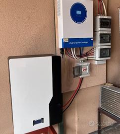 10kw batteria Litio kit 6kw fotovoltaico impianto