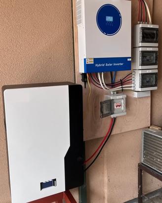 10kw batteria Litio kit 6kw fotovoltaico impianto