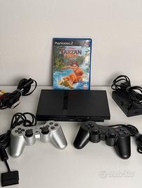 Sony PS2 Slim funzionante + 2 controller e gioco