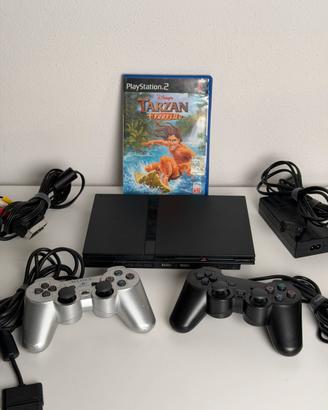 Sony PS2 Slim funzionante + 2 controller e gioco