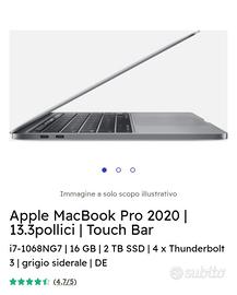 MACBOOK PRO 13 2TB COME NUOVO