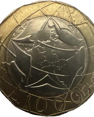 1000 Lire - 1997 Europa Variante errore Germania