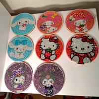 Set 8 sottobicchieri personaggi Sanrio