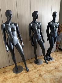3 manichini donna 180cm