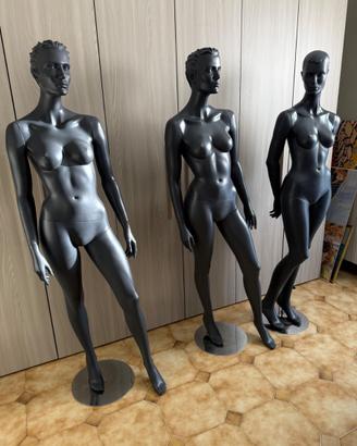 3 manichini donna 180cm