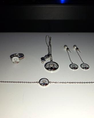 set con albero della vita e scritta
