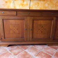 Vetrinetta + Credenza in arte povera 