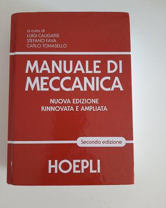 Manuale di meccanica Hoepli nuova edizione