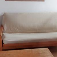 Divano letto di faggio massello olio cera ON-FUTON