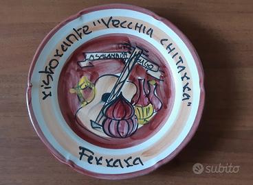 Piatto del Buon Ricordo da collezione FERRARA 1980