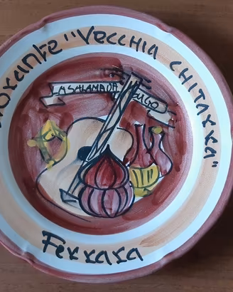 Piatto del Buon Ricordo da collezione FERRARA 1980