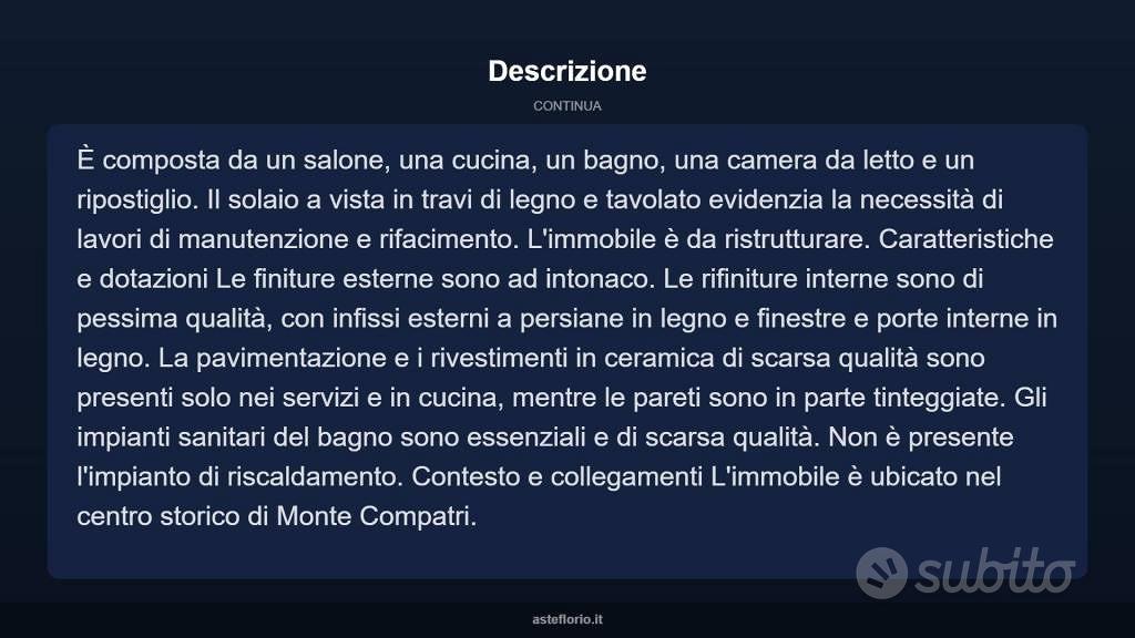 Appartamento – Monte Compatri, Pratarena - Altro