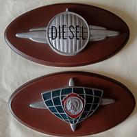 DIESEL_ 2 Insegne pubblicitarie, negozio 1980