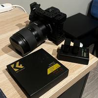 Sony A7ii + Tamron 28/75 F2.8 + ND 2/400 +batterie