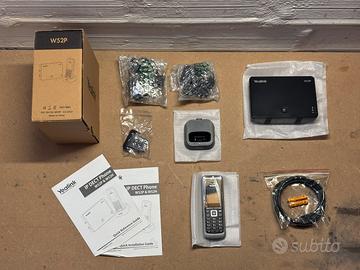 Yealink W52P Telefono fisso VoIP - Nuovo Completo