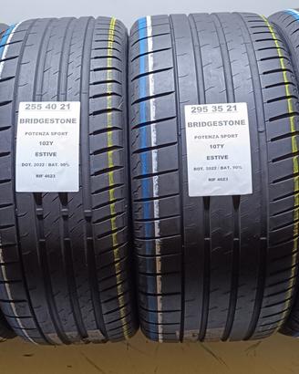 4 GOMME 255 40 21/295 35 21 BRIDGESTONE RIF4623