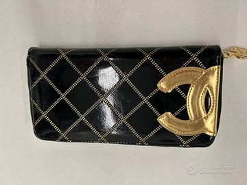 Portamonete nero lucido