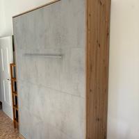 Letto matrimoniale a scomparsa