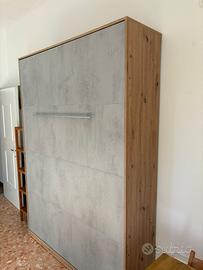 Letto matrimoniale a scomparsa