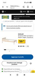 lettino per bambini 