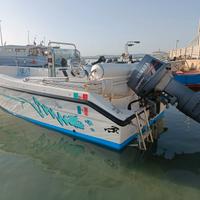 Barca con motore