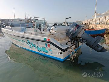 Barca con motore