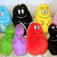 PELUCHES BARBAPAPA' SERIE COMPLETA.