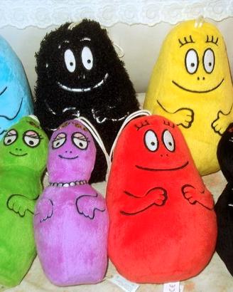 PELUCHES BARBAPAPA' SERIE COMPLETA.