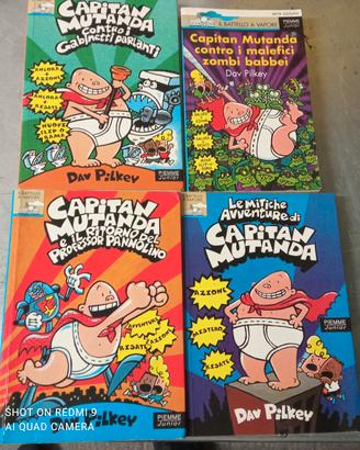 Capitan Mutanda Battello a Vapore n. 4 libri