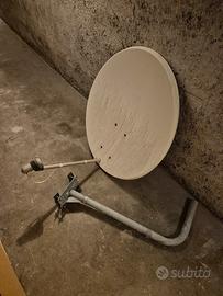 antenna parabolica 80 cm con braccio