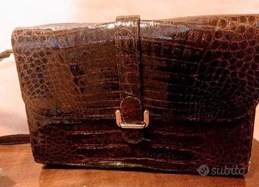 Borsa Vintage in pelle stampata (anni '80)
