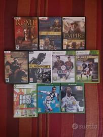 Videogiochi vari - console - computer - Xbox - pc