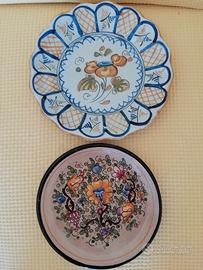 2 PIATTI "Ceramica Firmata "