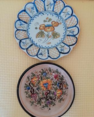 2 PIATTI "Ceramica Firmata "