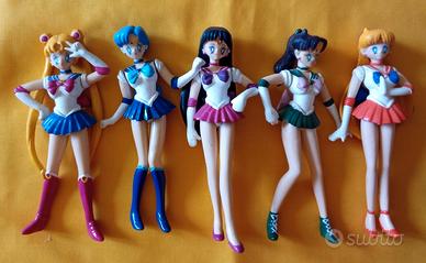 Lotto 5 bamboline Sailor Moon vintage anni '90