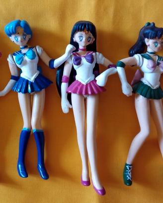 Lotto 5 bamboline Sailor Moon vintage anni '90