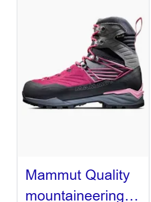 Scarponi ramponabili donna Mammut n.38