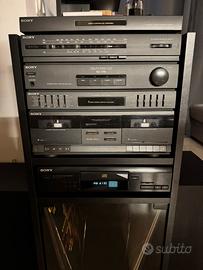 Stereo vintage Sony anni ‘80/’90 + mobile + vinili