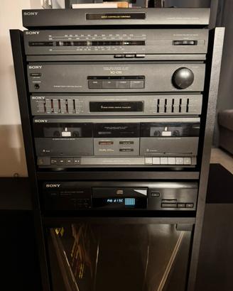 Stereo vintage Sony anni ‘80/’90 + mobile + vinili