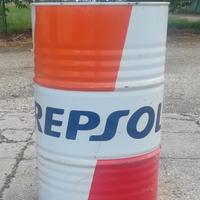 Fusto olio Repsol   200 litri  vuoto 