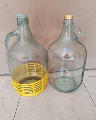 Damigiane vuote 5 litri 