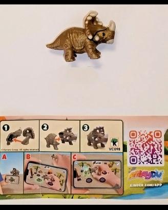 RARO🪴 NATOONS DINOSAURI Sinoceratops KINDER 25/26