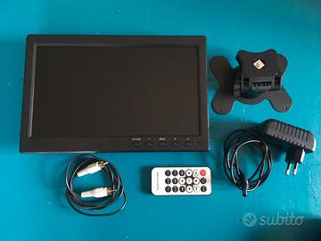 Monitor 10'' Tft Lcd per DSLR sicurezza computer