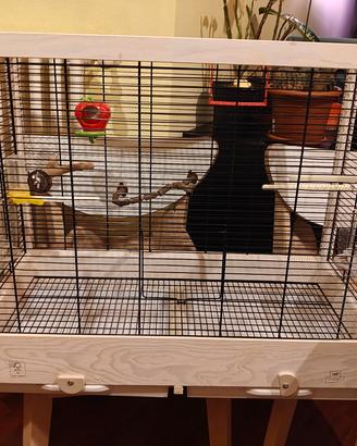 Gabbia grande per uccelli-canarini / cocorite