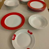 Servizio da 6 piatti Guzzini con cuore